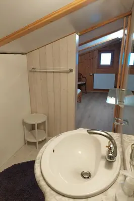 Ein Badezimmer in der Unterkunft Holiday Home Haus Traunsee-Blick by Interhome