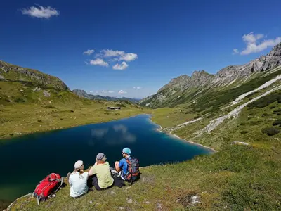 Naturlandschaft in der Nähe des Ferienhauses