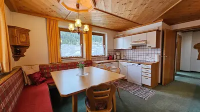Küche/Küchenzeile in der Unterkunft Landhaus Gollegger Appartements Flachau