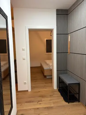 Ein Bett oder Betten in einem Zimmer der Unterkunft Appartement Fellsattler