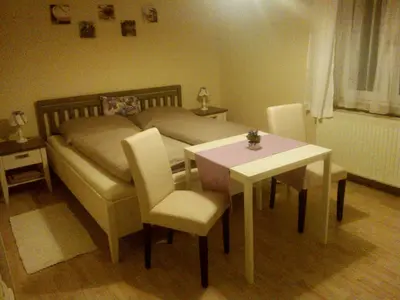 Ein Bett oder Betten in einem Zimmer der Unterkunft Seeblick Krippenstein
