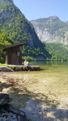 Naturlandschaft in der Nähe des Privatzimmers