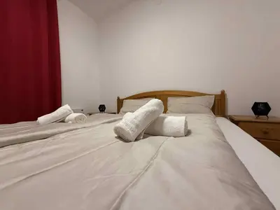 Ein Bett oder Betten in einem Zimmer der Unterkunft Relax Wohnung