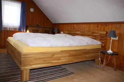 Ein Bett oder Betten in einem Zimmer der Unterkunft Ferienhaus Feichtn Schuster
