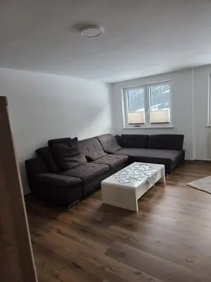 Ein Sitzbereich in der Unterkunft Apartment Altenberger