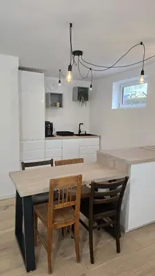 Küche/Küchenzeile in der Unterkunft The Garden Residence