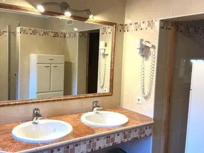 Ein Badezimmer in der Unterkunft Haus Martin Appartement Eichhörnchen