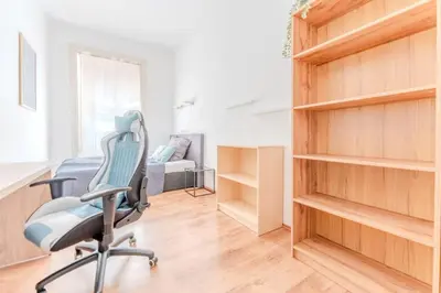 Ein Sitzbereich in der Unterkunft Stadtwohnung im Zentrum