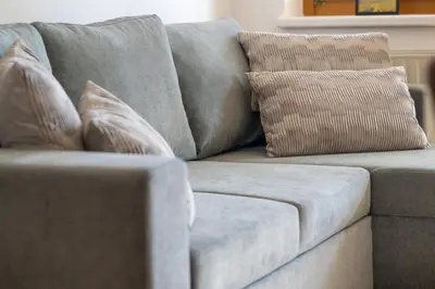 Ein Sitzbereich in der Unterkunft Komfortable 2 BR Ferienwohnung direkt in Riegersburg Ruhe & Genuss