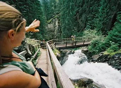 Naturlandschaft in der Nähe des Campingplatzes