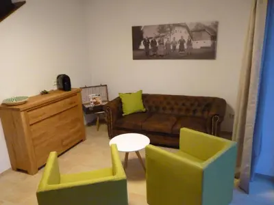Ein Sitzbereich in der Unterkunft Apartment Sonnstein by Interhome