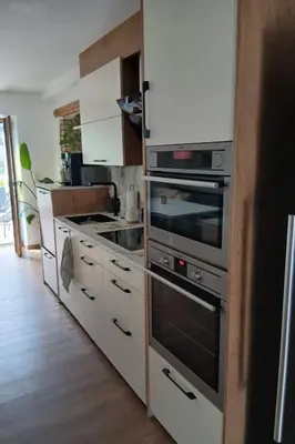 Küche/Küchenzeile in der Unterkunft Holiday Home Schönes Ferienhaus by Interhome