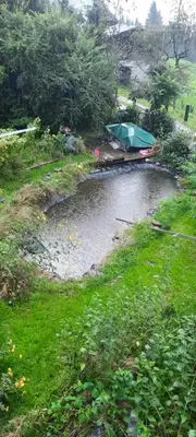 Naturlandschaft in der Nähe des Privatzimmers