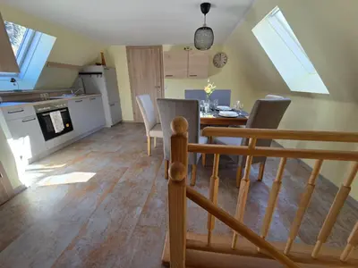Küche/Küchenzeile in der Unterkunft Zu-Haus