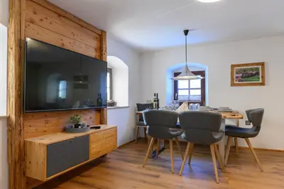 TV/Unterhaltungsangebot in der Unterkunft Traunreiter Apartment