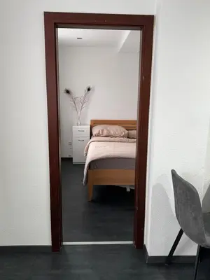Ein Bett oder Betten in einem Zimmer der Unterkunft Apartment Nojer - Ferienwohnung für 6 nahe Hallstatt & Schladming
