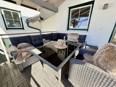 Ein Sitzbereich in der Unterkunft Feel Free 95 Apartment by AA Holiday Homes
