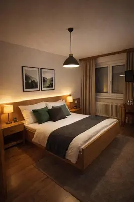 Ein Bett oder Betten in einem Zimmer der Unterkunft Motel Haid