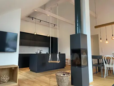 Küche/Küchenzeile in der Unterkunft Grimming Alpin Apartment