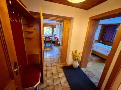 Ein Bett oder Betten in einem Zimmer der Unterkunft Ferienwohnung Fink, Appartement Haus Martin