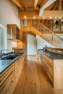 Küche/Küchenzeile in der Unterkunft Penthouse Weiglhof