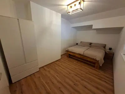 Ein Bett oder Betten in einem Zimmer der Unterkunft Apartment Moesl