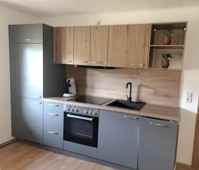 Küche/Küchenzeile in der Unterkunft Ferienhaus Familie Mandl