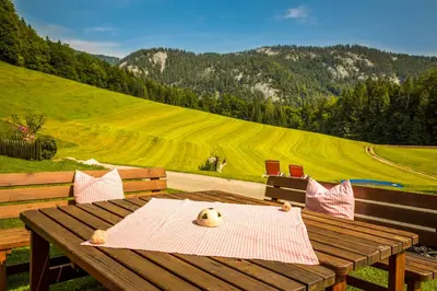 Naturlandschaft in der Nähe der Ferienwohnung