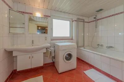 Ein Badezimmer in der Unterkunft Ferienhaus Evi