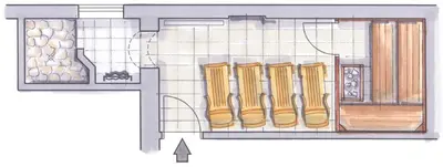 Grundriss der Unterkunft Dachsteinblick