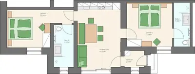 Grundriss der Unterkunft Stockhambauer