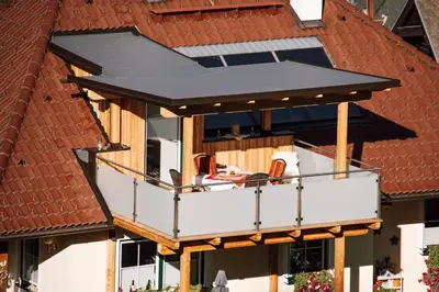 Ein Balkon oder eine Terrasse in der Unterkunft Appartement New York