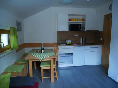 Küche/Küchenzeile in der Unterkunft Apartment Obertraun