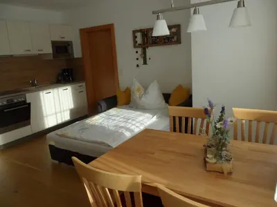 Küche/Küchenzeile in der Unterkunft Appartement Alpenglück