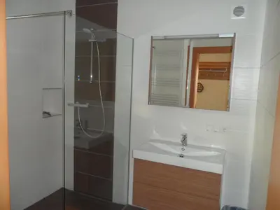 Ein Badezimmer in der Unterkunft Appartement Alpenglück