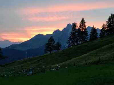 Naturlandschaft in der Nähe der Ferienwohnung