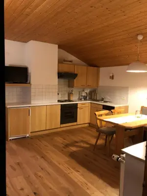 Küche/Küchenzeile in der Unterkunft Appartment Rettenwender