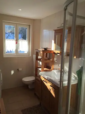 Ein Badezimmer in der Unterkunft Ferienhaus Borth