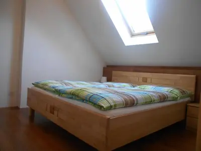 Ein Bett oder Betten in einem Zimmer der Unterkunft Pöllitzer Hollnhof