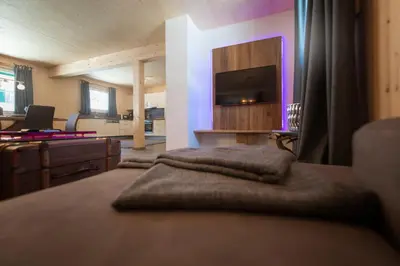 Ein Bett oder Betten in einem Zimmer der Unterkunft Haus Loserblick