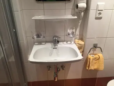 Ein Badezimmer in der Unterkunft Pension Wieser 