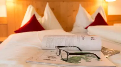 Ein Bett oder Betten in einem Zimmer der Unterkunft Pension Steiermark