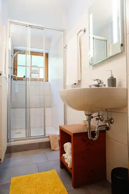 Ein Badezimmer in der Unterkunft Ferienwohnung Aignerhof