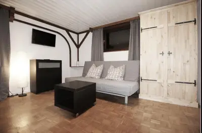 Ein Sitzbereich in der Unterkunft Apartment ILWA