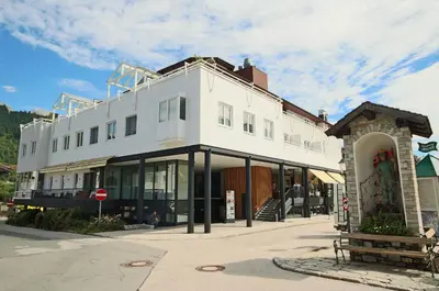 Das Gebäude in dem sich die Ferienwohnung befindet