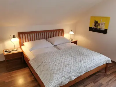 Ein Bett oder Betten in einem Zimmer der Unterkunft Landhaus Kulm