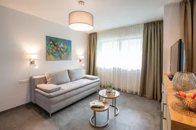Ein Sitzbereich in der Unterkunft Natur & Familienhotel Der Stieglerhof