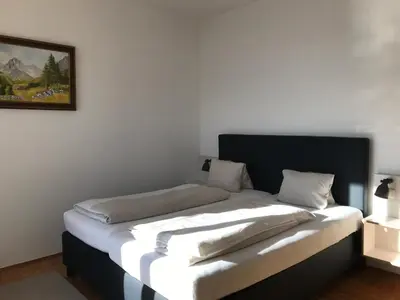 Ein Bett oder Betten in einem Zimmer der Unterkunft Seehaus Familie Leifer