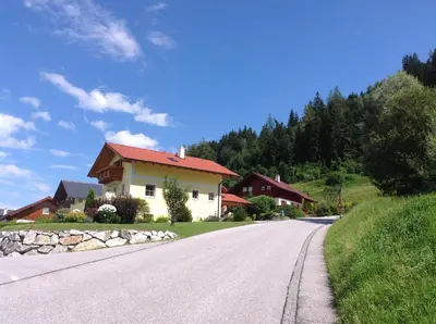 Das Gebäude in dem sich die Ferienwohnung befindet