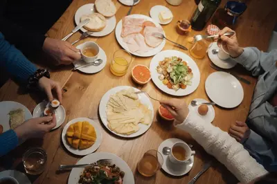 Essen im Aparthotel oder in der Nähe